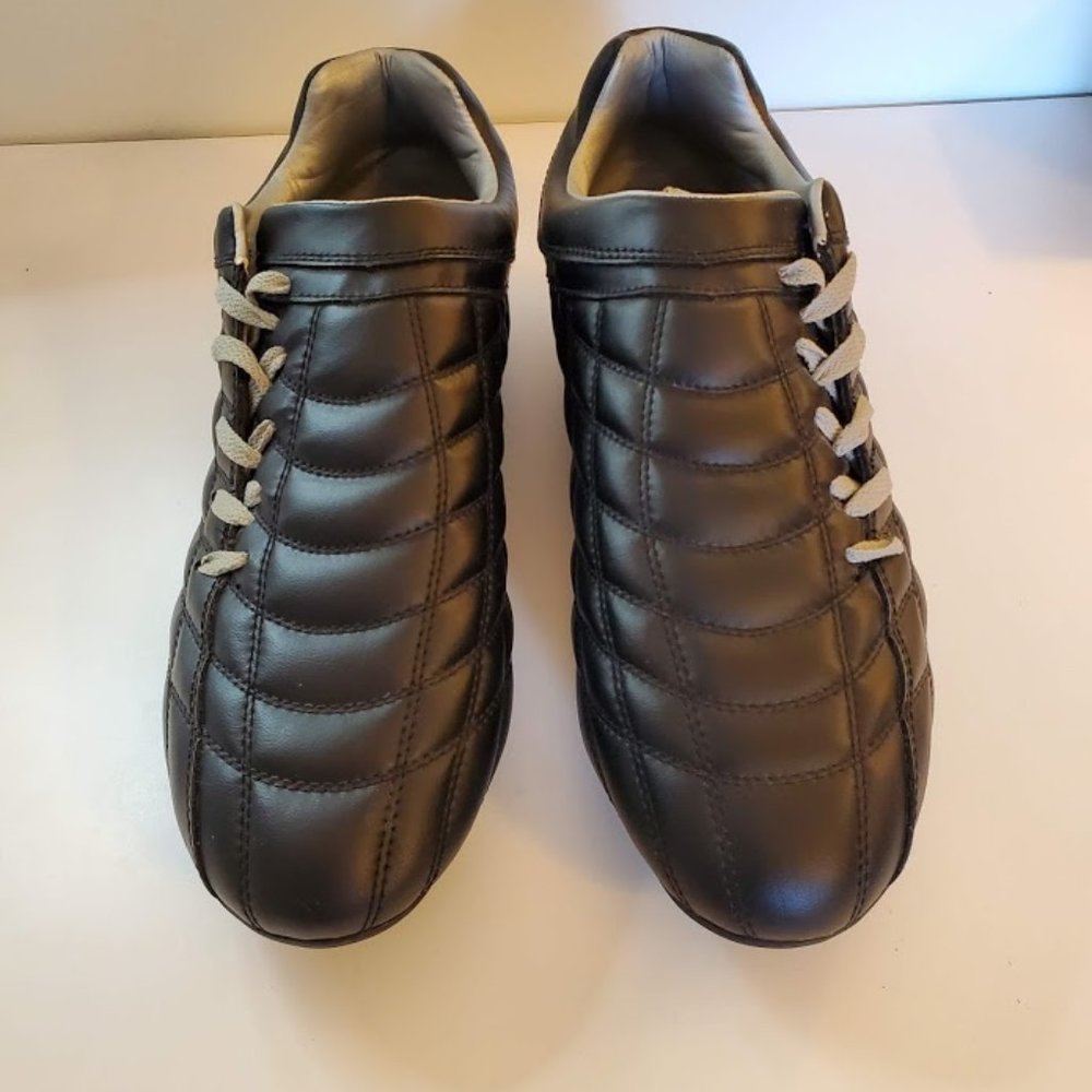 SPALDING SOCCER SHOES CLEATED BLACK "NEW"